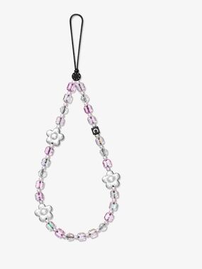 casetify - Flower Phone Charm - Chrome Blossom